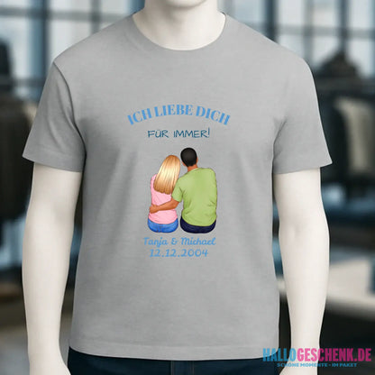 3in1: Paar Designer • Unisex Premium T-Shirt XS-5XL aus Bio-Baumwolle für Damen & Herren