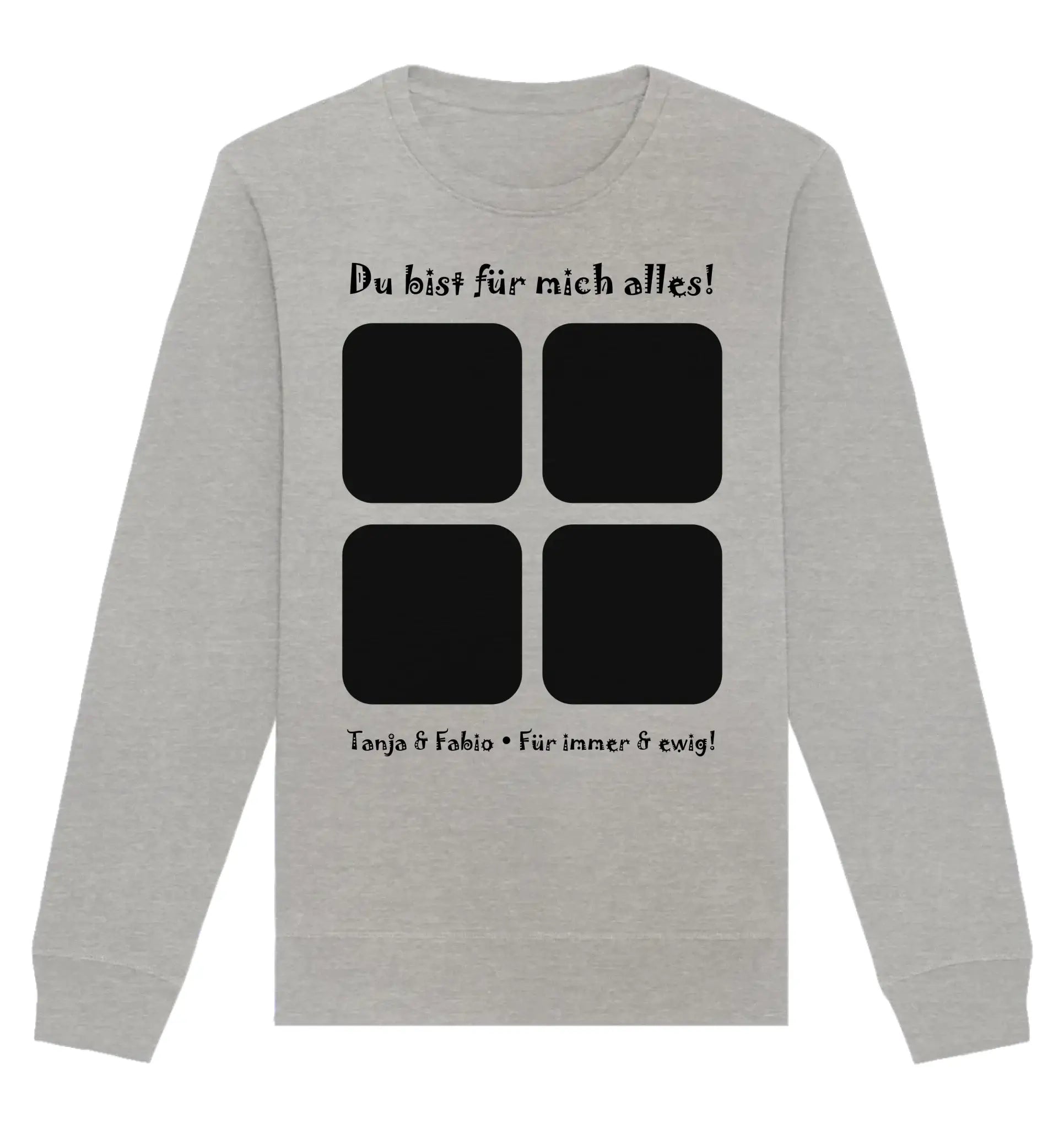 HalloGeschenk.de front-organic-basic-unisex-sweatshirt-c2c1c0-1116x