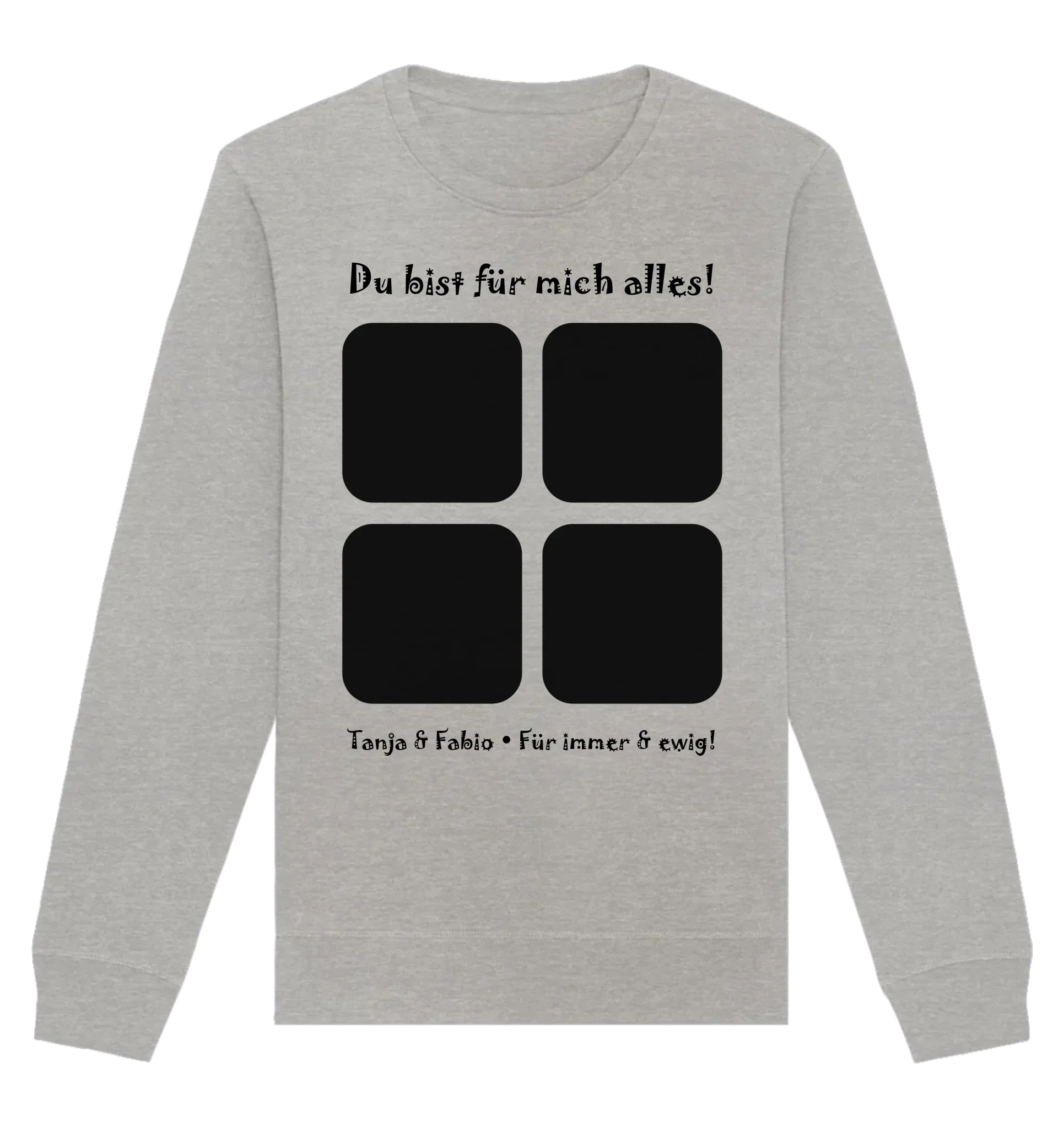 HalloGeschenk.de front-organic-basic-unisex-sweatshirt-c2c1c0-1116x