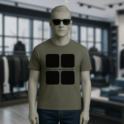 4 Fotos mit Text • Fotogeschenk • Unisex Premium T-Shirt XS-5XL aus Bio-Baumwolle für Damen & Herren • Exklusivdesign • personalisiert