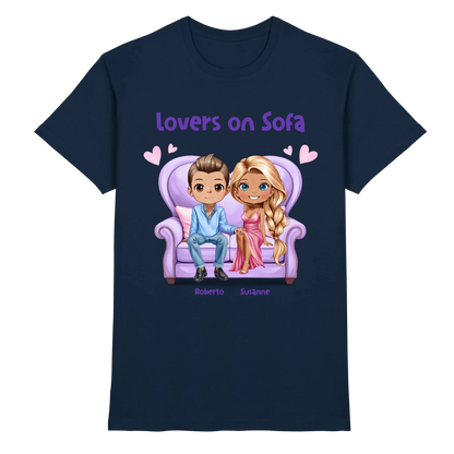 Lovers on Sofa: 2-4 Figuren (mw/mm/ww) • mehrere Artikel • ’Statement-Collection’ • Wunschtext • personalisierte