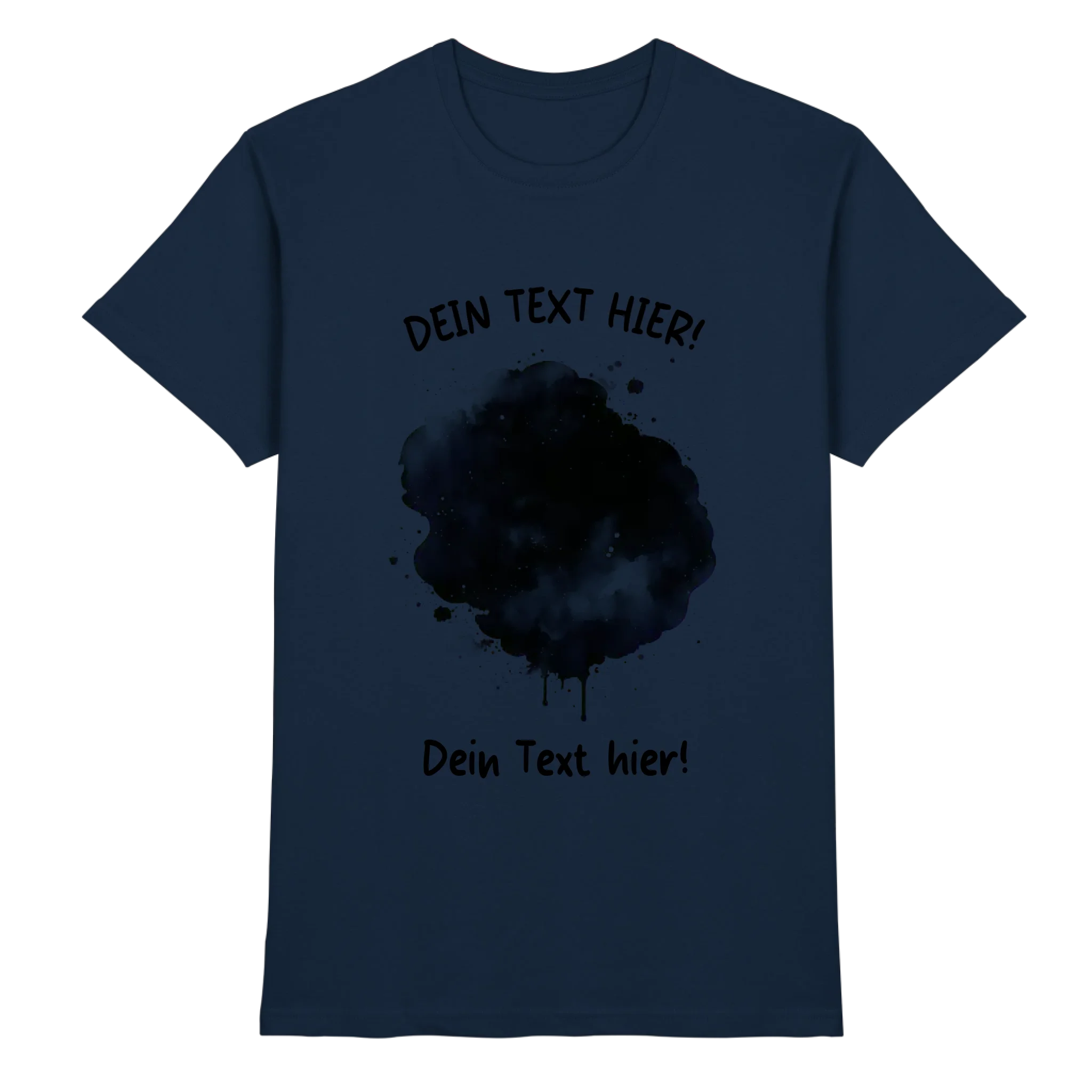 KI-Cartoon-Effekt Splash • mehrere Artikel • ’Statement-Collection’ • Wunschtext • Mein Fotomotiv - Premium Herren