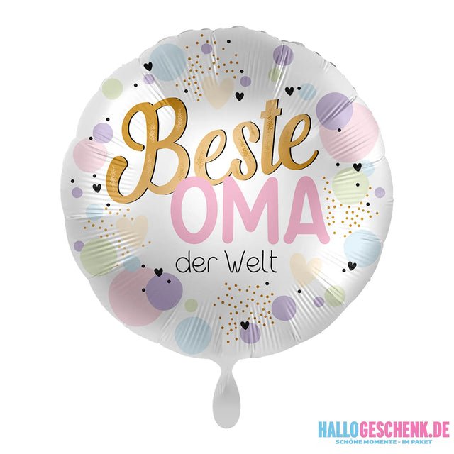 43cm Luftballon: Beste Oma der Welt Luft/Helium