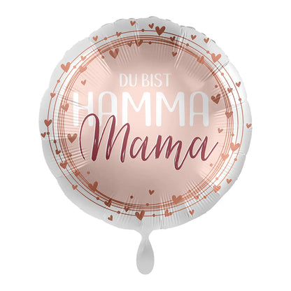 43cm Luftballon: Hamma Mama Luft/Helium