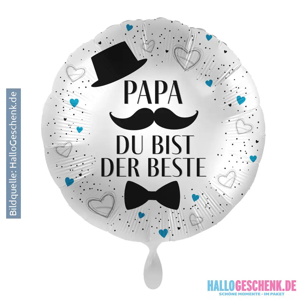 43cm Luftballon: Papa - Du bist der Beste Luft/Helium