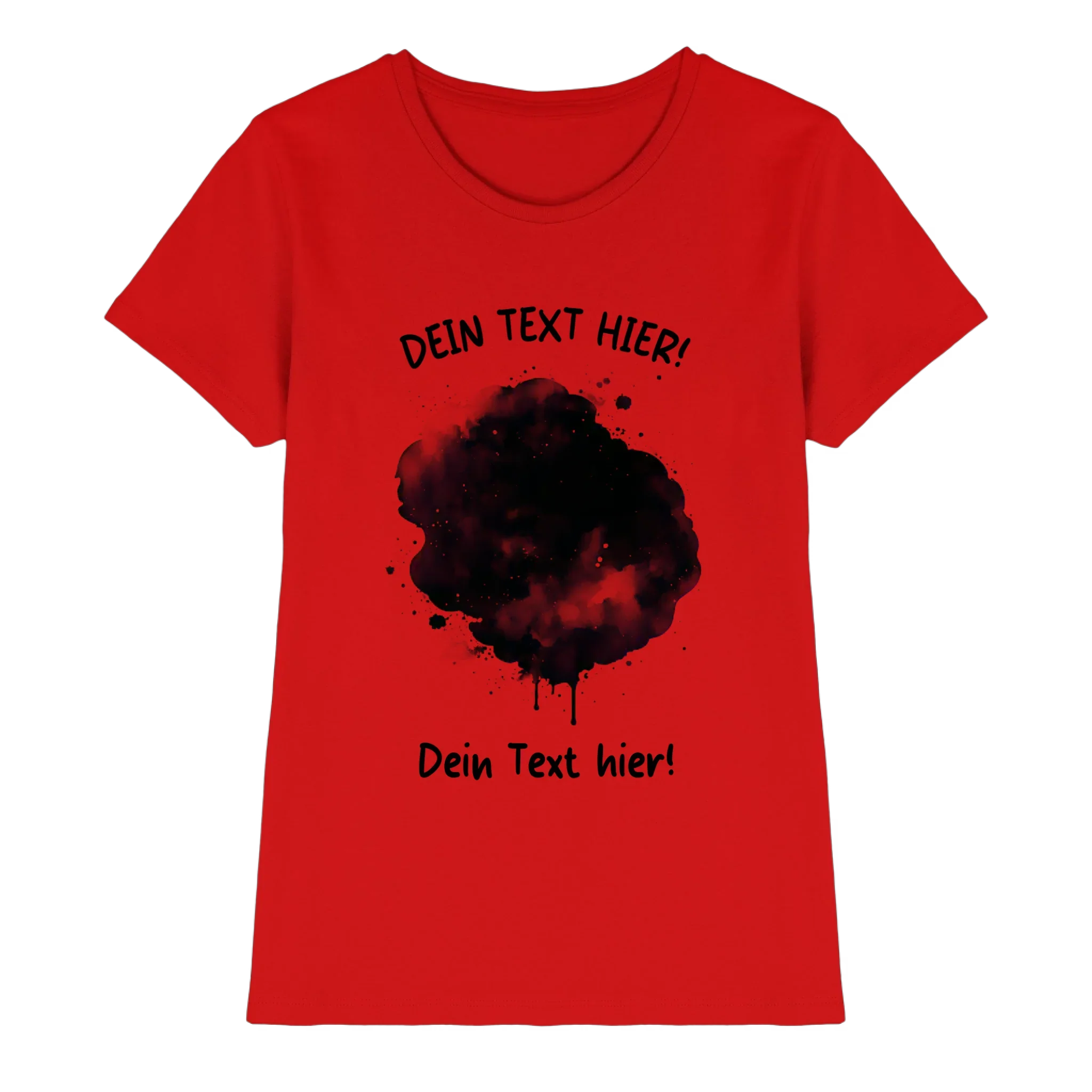 KI-Cartoon-Effekt Splash • mehrere Artikel • ’Statement-Collection’ • Wunschtext • Mein Fotomotiv - Premium Damen