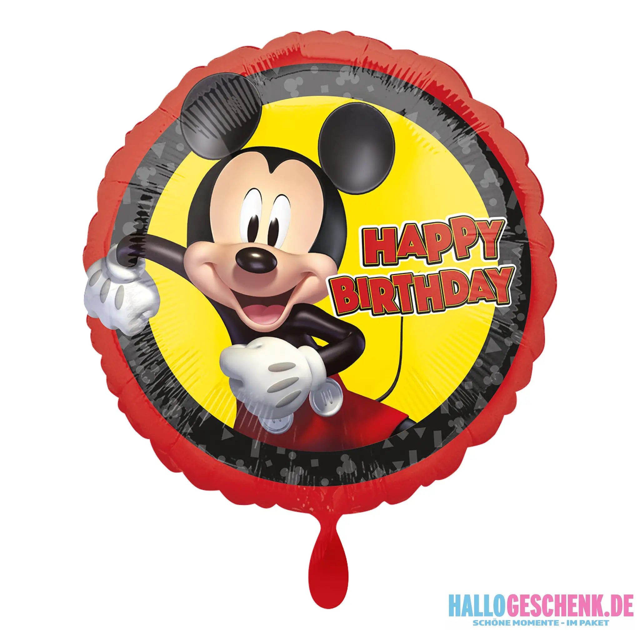 45cm Luftballon: Mickey Mouse Forever Birthday Luft/Helium