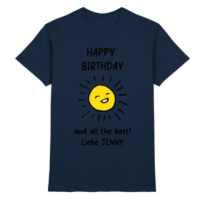 Geburtstag Motiv 4 • mehrere Artikel • ’Statement-Collection’ • Wunschtext • Mein - Premium Herren T-Shirt / Navy / XS