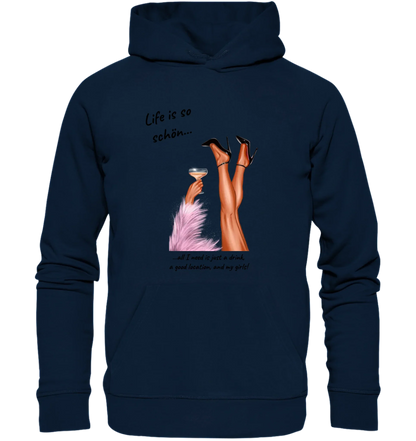 Ladies: Party-Beine • mehrere Artikel • ’Statement-Collection’ • Wunschtext • personalisierte Figuren - Unisex Hoodie