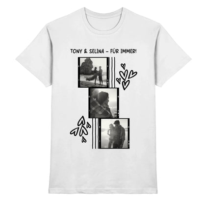 4er-Collage • mehrere Artikel • ’Statement-Collection’ • Wunschtext • Mein Fotomotiv - Premium Herren T-Shirt / White
