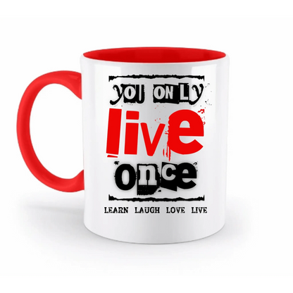 4in1-Kollektion: You only live once • für Damen & Herren • Exklusivdesign • personalisiert oder ohne Personalisierung