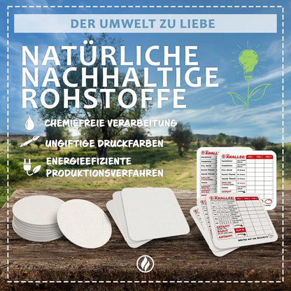 50 Bierdeckel Hochzeit Schön dass du da bist - Romantische Tischdeko Untersetzer