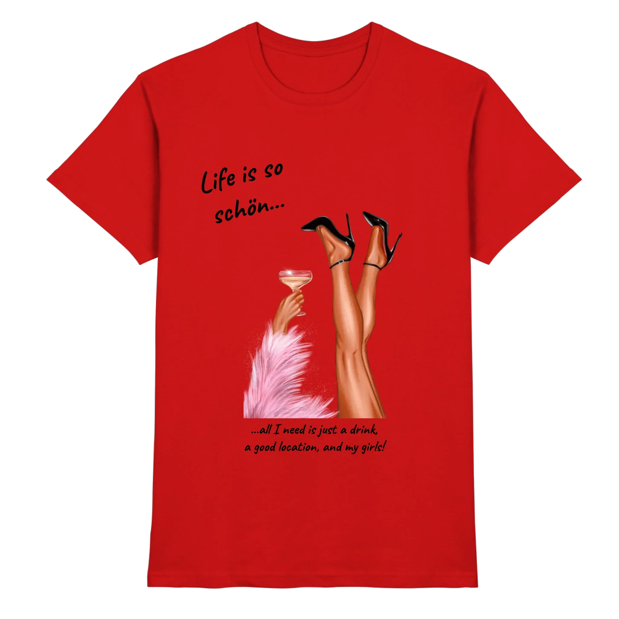 Ladies: Party-Beine • mehrere Artikel • ’Statement-Collection’ • Wunschtext • personalisierte Figuren - Premium Herren