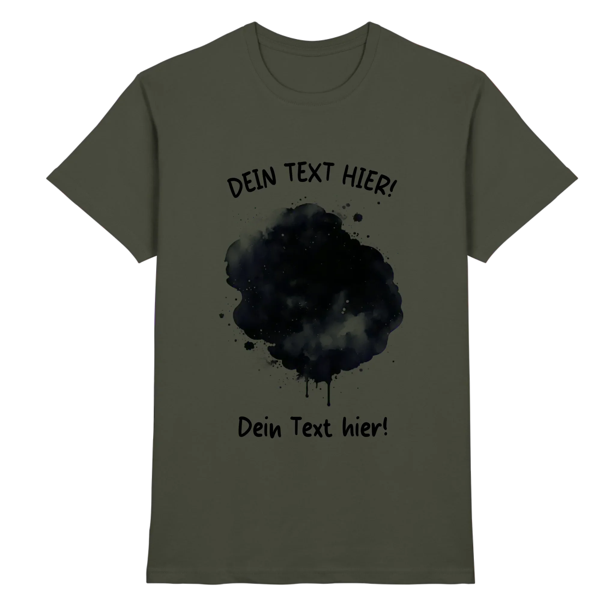 KI-Cartoon-Effekt Splash • mehrere Artikel • ’Statement-Collection’ • Wunschtext • Mein Fotomotiv - Premium Herren