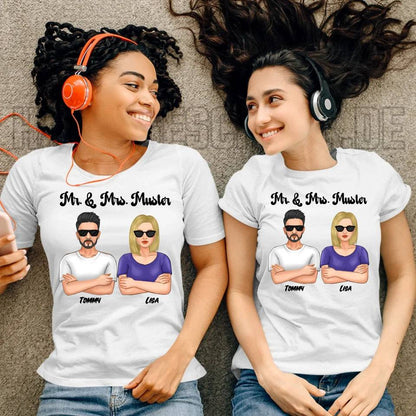 5in1: Cool Couple - Ladies Premium T-Shirt XS-2XL aus Bio-Baumwolle für Damen