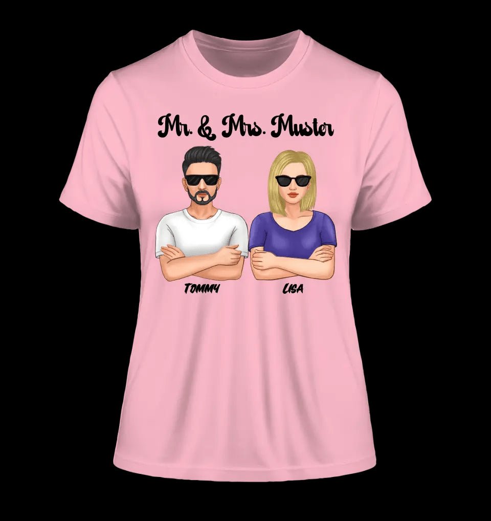 5in1: Cool Couple - Ladies Premium T-Shirt XS-2XL aus Bio-Baumwolle für Damen