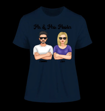 5in1: Cool Couple - Ladies Premium T-Shirt XS-2XL aus Bio-Baumwolle für Damen