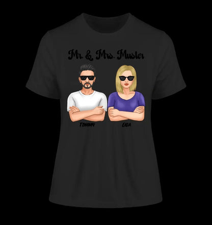 5in1: Cool Couple - Ladies Premium T-Shirt XS-2XL aus Bio-Baumwolle für Damen