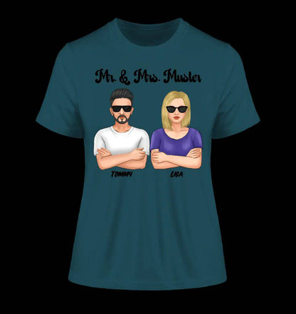 5in1: Cool Couple - Ladies Premium T-Shirt XS-2XL aus Bio-Baumwolle für Damen