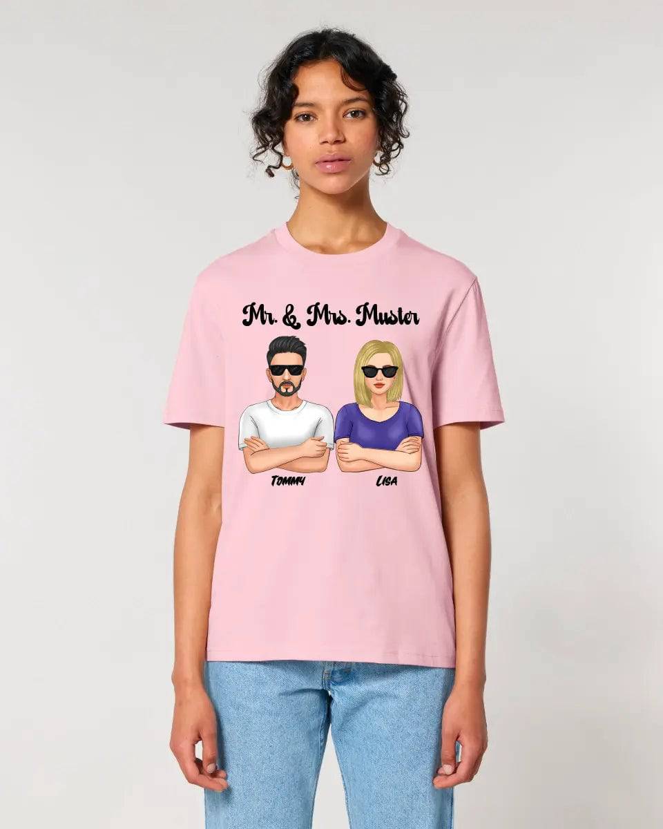 5in1: Cool Couple personalisierbar - Unisex Premium T-Shirt XS-5XL aus Bio-Baumwolle für Damen & Herren