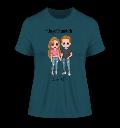 5in1: Cute People Design - Ladies Premium T-Shirt XS-2XL aus Bio-Baumwolle für Damen