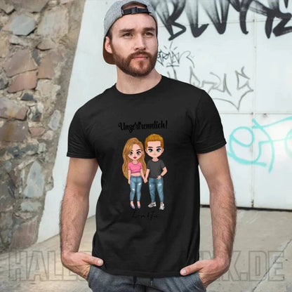 5in1: Cute People Design - Unisex Premium T-Shirt XS-5XL aus Bio-Baumwolle für Damen & Herren