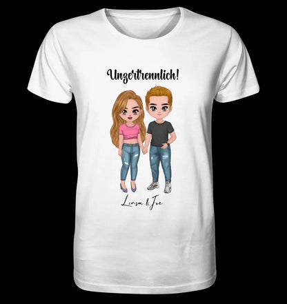 5in1: Cute People Design - Unisex Premium T-Shirt XS-5XL aus Bio-Baumwolle für Damen & Herren