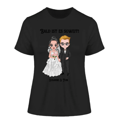 5in1: Hochzeitspaar - Ladies Premium T-Shirt XS-2XL aus Bio-Baumwolle für Damen