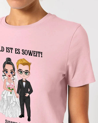 5in1: Hochzeitspaar - Ladies Premium T-Shirt XS-2XL aus Bio-Baumwolle für Damen