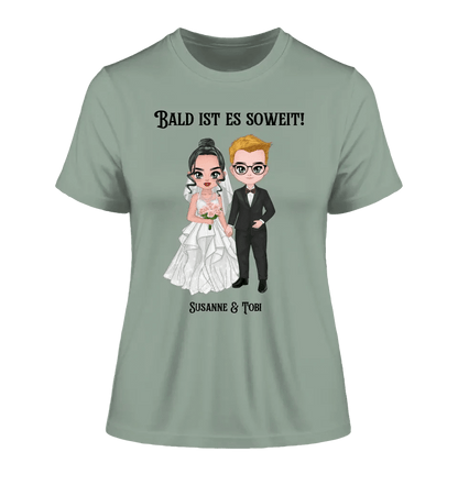 5in1: Hochzeitspaar - Ladies Premium T-Shirt XS-2XL aus Bio-Baumwolle für Damen