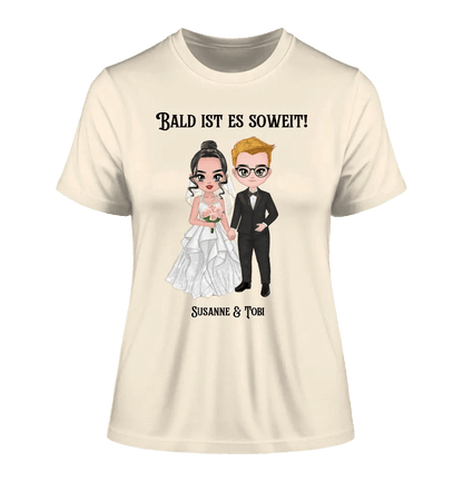 5in1: Hochzeitspaar - Ladies Premium T-Shirt XS-2XL aus Bio-Baumwolle für Damen