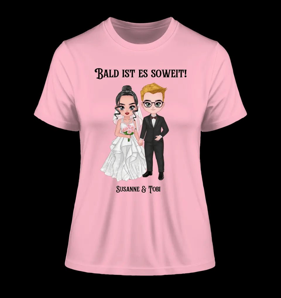 5in1: Hochzeitspaar - Ladies Premium T-Shirt XS-2XL aus Bio-Baumwolle für Damen