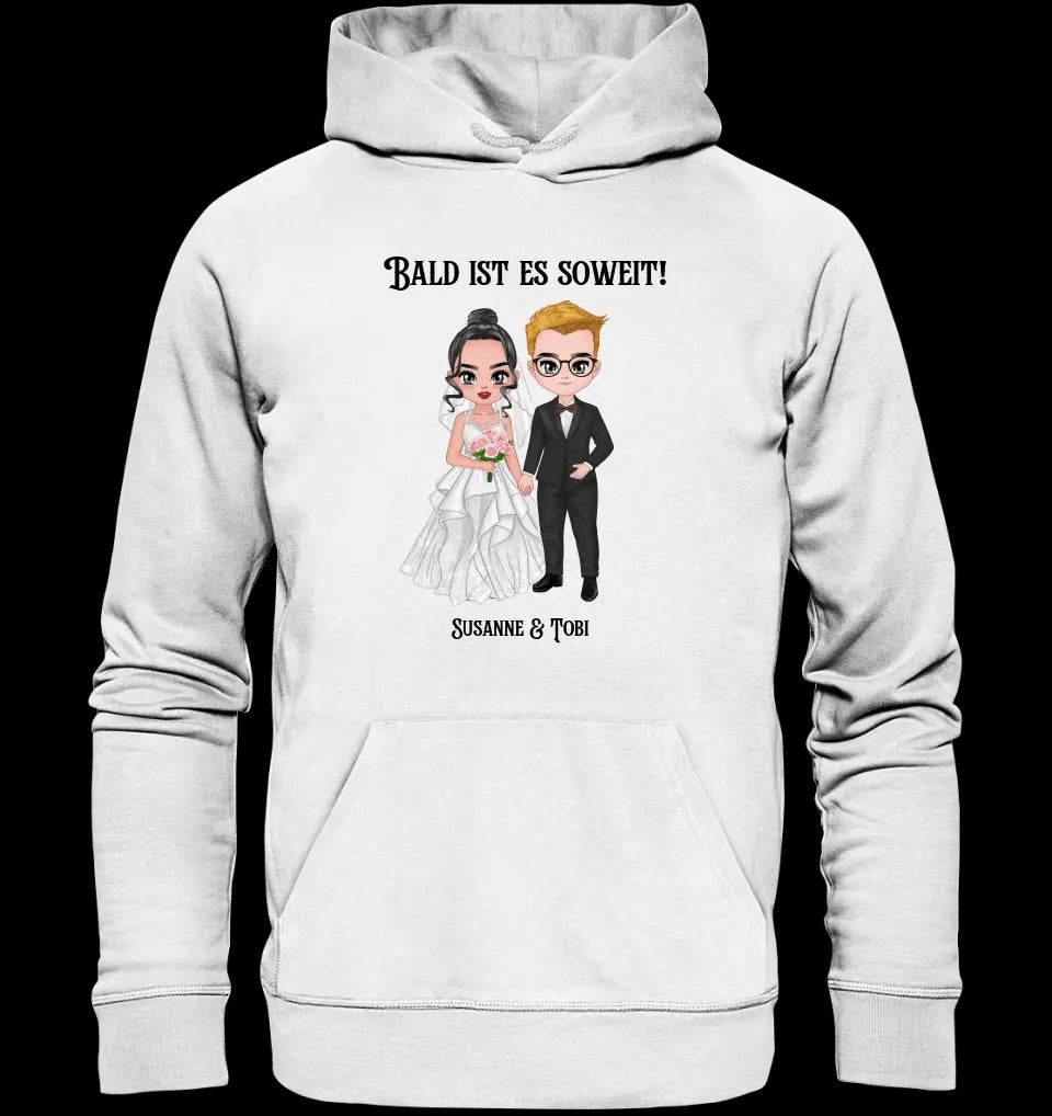 5in1: Hochzeitspaar - Unisex Premium Hoodie XS-5XL aus Bio-Baumwolle für Damen & Herren