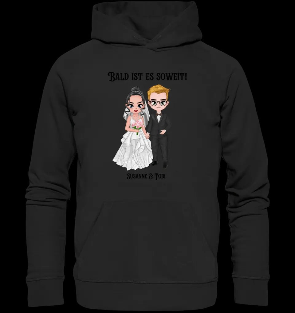 5in1: Hochzeitspaar - Unisex Premium Hoodie XS-5XL aus Bio-Baumwolle für Damen & Herren