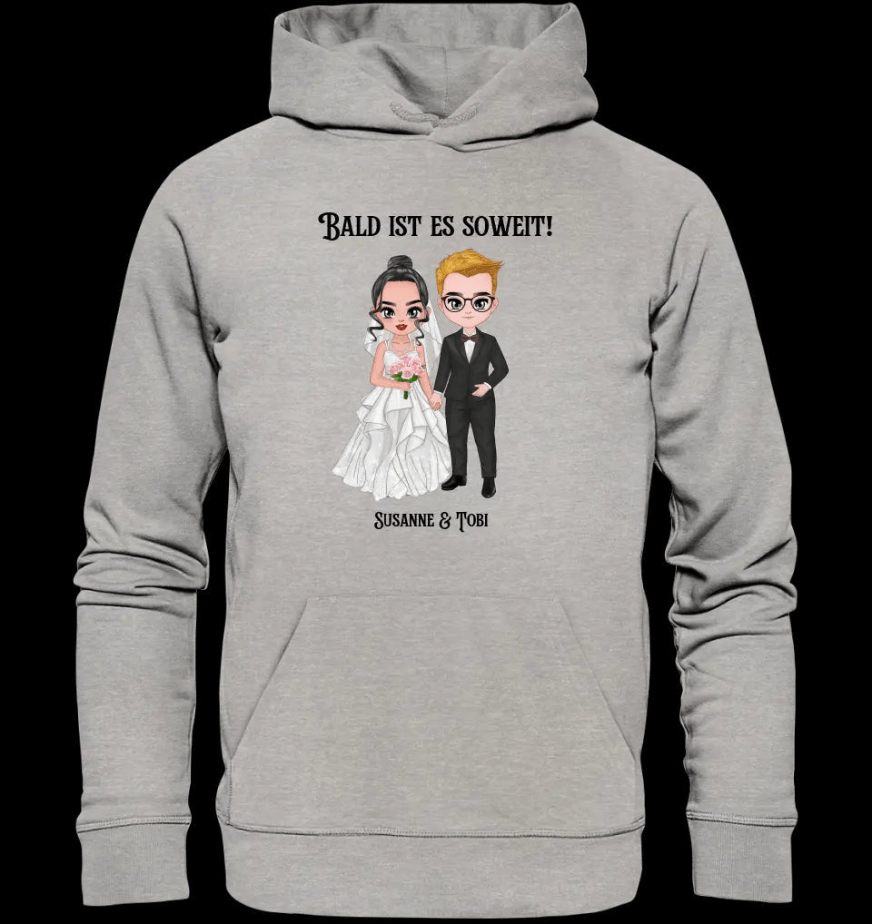 5in1: Hochzeitspaar - Unisex Premium Hoodie XS-5XL aus Bio-Baumwolle für Damen & Herren