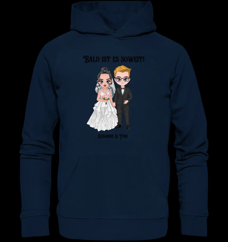 5in1: Hochzeitspaar - Unisex Premium Hoodie XS-5XL aus Bio-Baumwolle für Damen & Herren