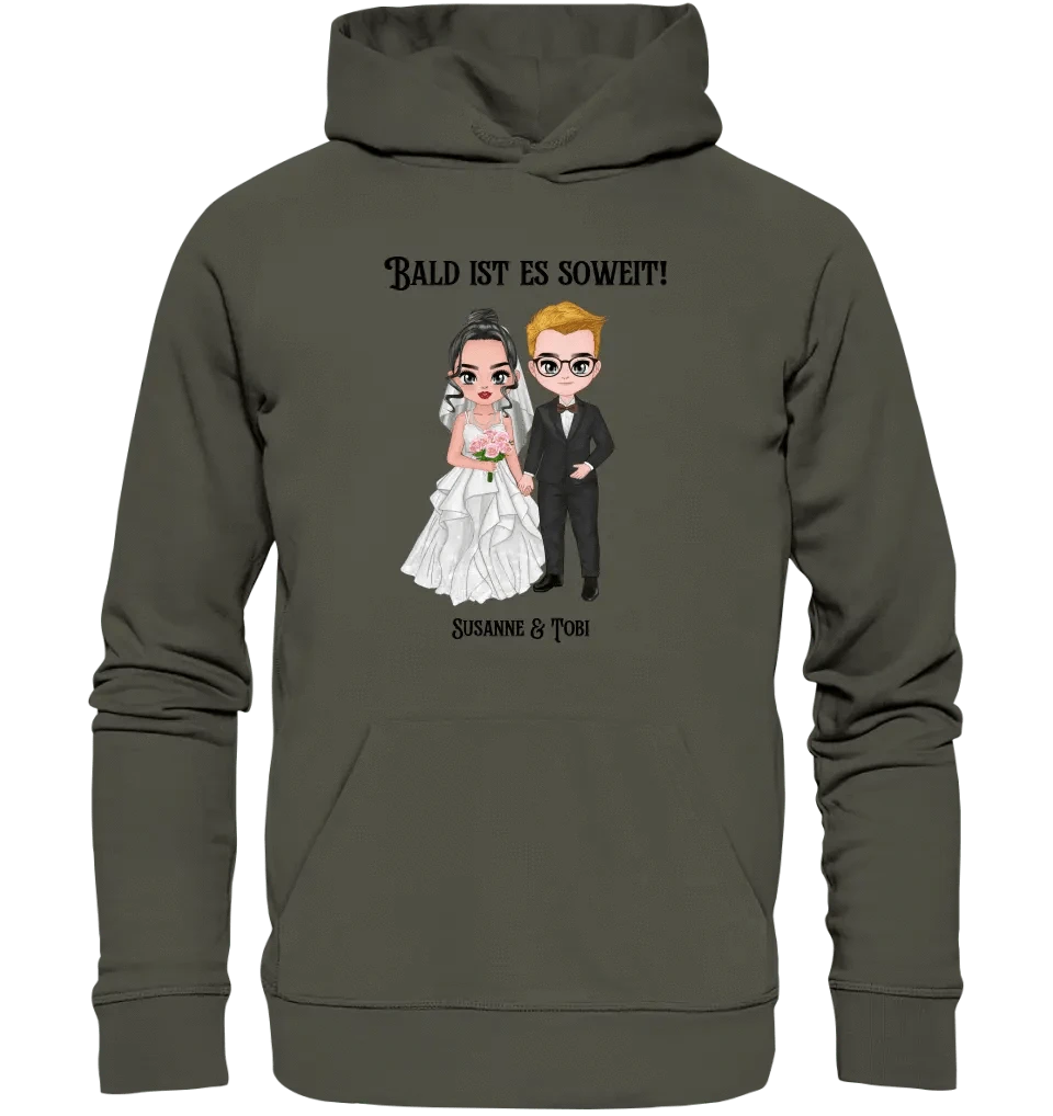 5in1: Hochzeitspaar - Unisex Premium Hoodie XS-5XL aus Bio-Baumwolle für Damen & Herren