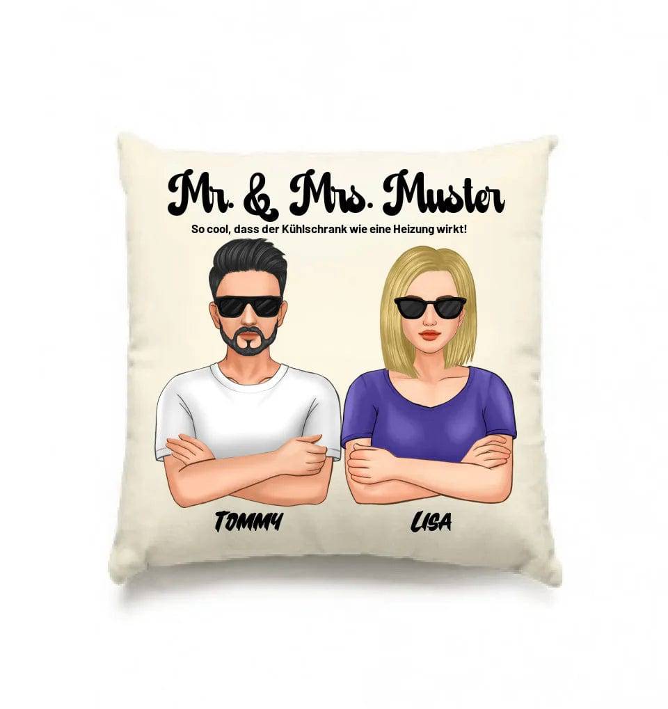 5in1: Cool Couple personalisierbar - Kissen 40x40 cm