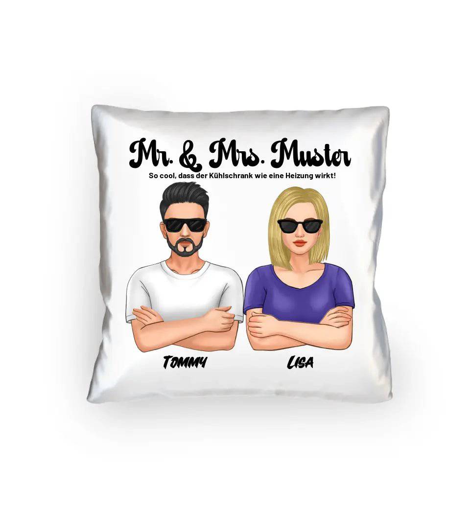 5in1: Cool Couple personalisierbar - Kissen 40x40 cm