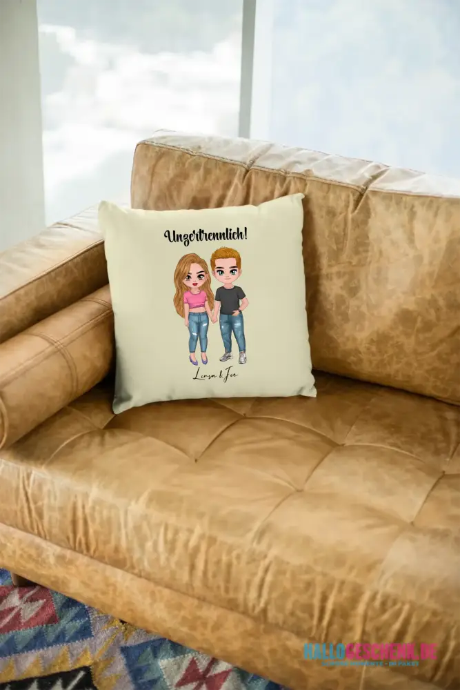 5in1: Cute People Design - Kissen 40x40 cm