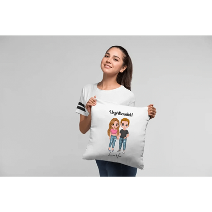 5in1: Cute People Design - Kissen 40x40 cm