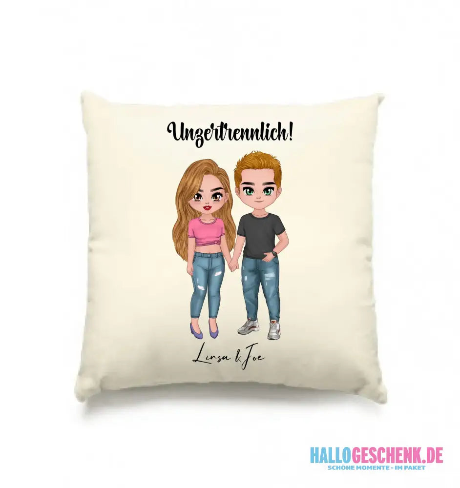 5in1: Cute People Design - Kissen 40x40 cm