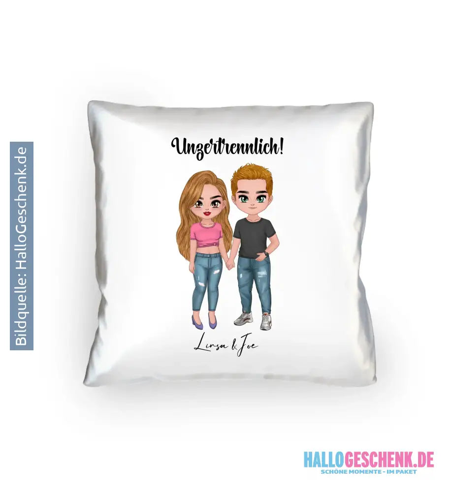 5in1: Cute People Design - Kissen 40x40 cm