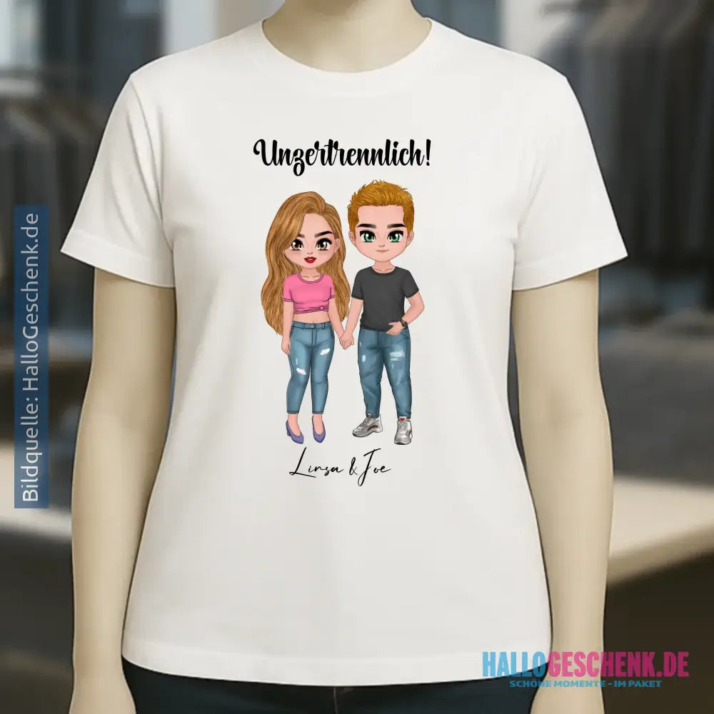 5in1: Cute People Design - Ladies Premium T-Shirt XS-2XL aus Bio-Baumwolle für Damen