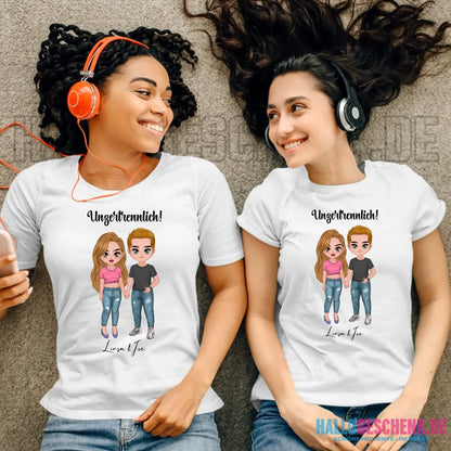 5in1: Cute People Design - Ladies Premium T-Shirt XS-2XL aus Bio-Baumwolle für Damen