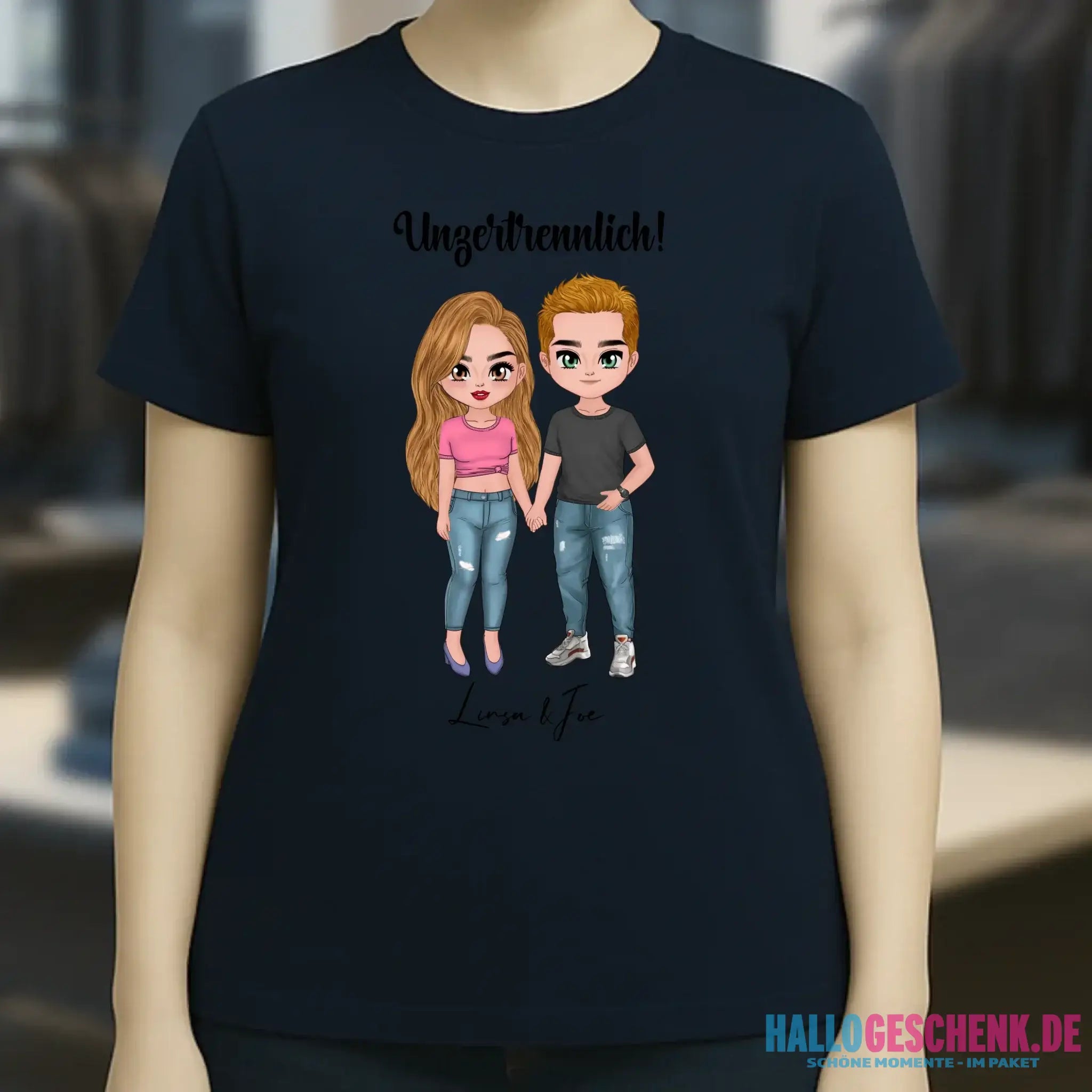 5in1: Cute People Design - Ladies Premium T-Shirt XS-2XL aus Bio-Baumwolle für Damen