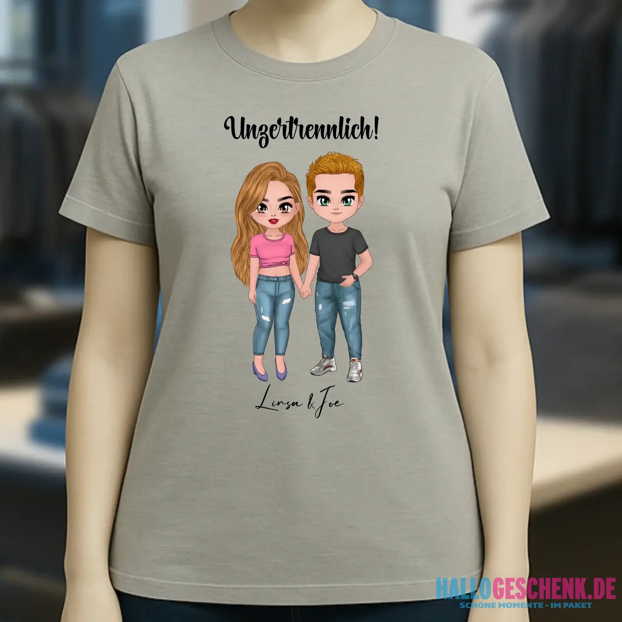 5in1: Cute People Design - Ladies Premium T-Shirt XS-2XL aus Bio-Baumwolle für Damen
