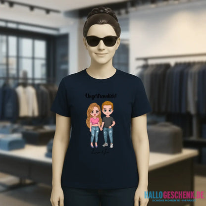 5in1: Cute People Design - Ladies Premium T-Shirt XS-2XL aus Bio-Baumwolle für Damen
