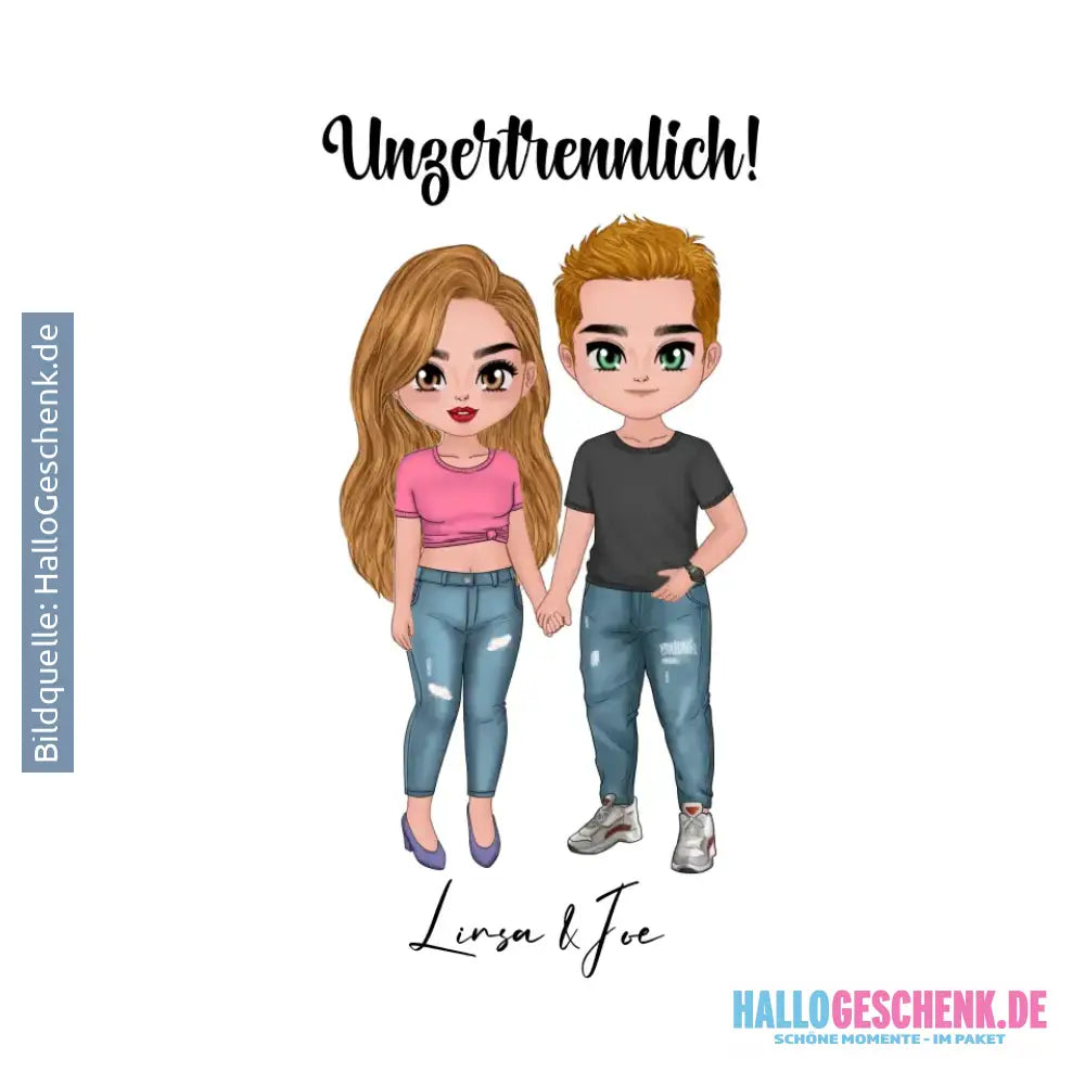 5in1: Cute People Design • STICKER 20x20 cm (Aufkleber) - White / OneSize / ausgestanzter Sticker 20x20 cm (Aufkleber)