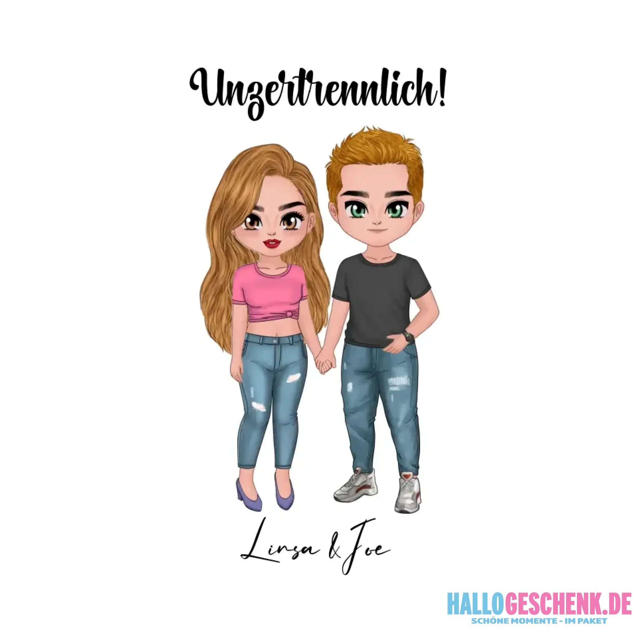 5in1: Cute People Design • STICKER 20x20 cm (Aufkleber) - White / OneSize / ausgestanzter Sticker 20x20 cm (Aufkleber)
